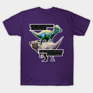 Puggycephalosaurus mopsypuggis T-Shirt